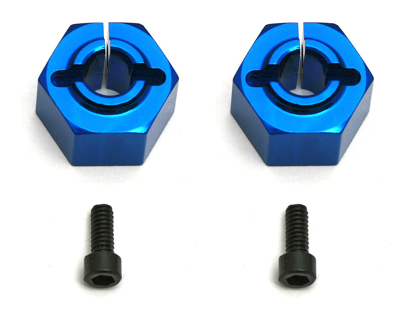 ASS9892 FT 12 mm Alum. Clamping Wheel Hexes, SC10 Rear