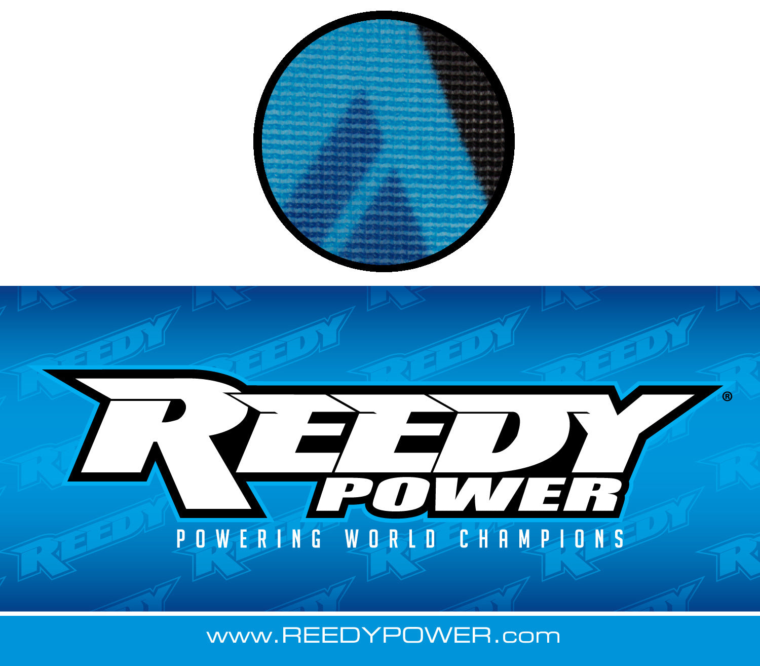 ASSSP118 Reedy Power Cloth Banner, 48x24 Team Associated