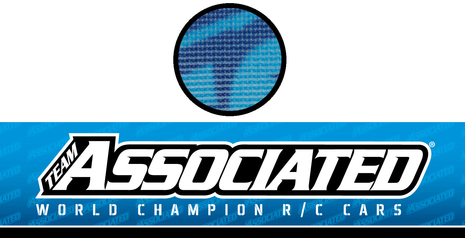 ASSSP302 Team Associated Cloth Banner, 96x24 Team Associated
