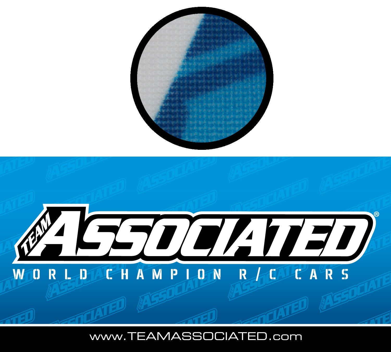 ASSSP303 Team Associated Cloth Banner, 48x24 Team Associated