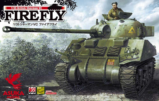 ASU-35-009 Asuka 1/35 British Sherman 5C FIREFLY Plastic Model Kit ASUKA