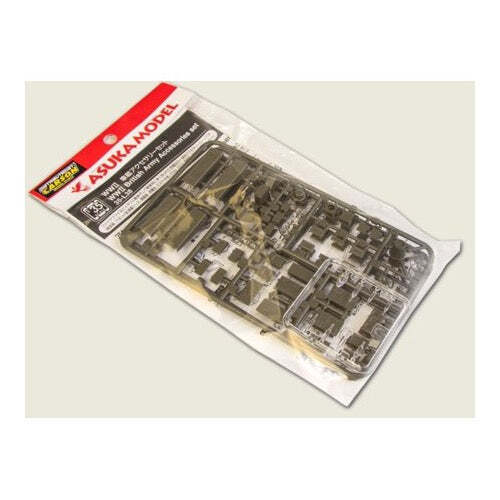 ASU-35-L38 Asuka 1/35 WWII British Army Accessories set Plastic Model Kit ASUKA