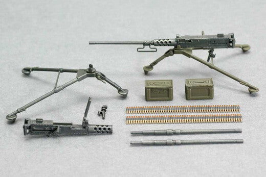 ASU-35-L8 Asuka 1/35 Browning M2 machine gun set A w/ Tripod Plastic Model Kit