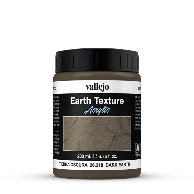 AV26218 Vallejo Diorama Effects Dark Earth 200ml [26218] Vallejo