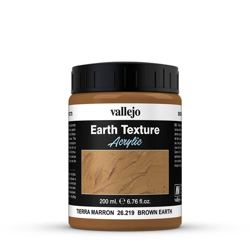 AV26219 Vallejo Diorama Effects Brown Earth 200ml [26219] Vallejo