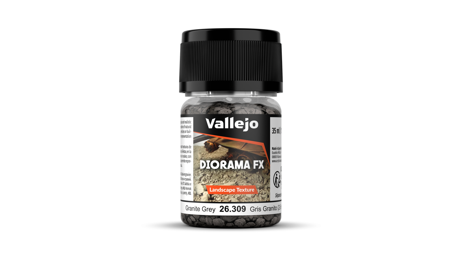 Vallejo Diorama FX Landscape Textures Granite Grey 35ml (2-5mm)