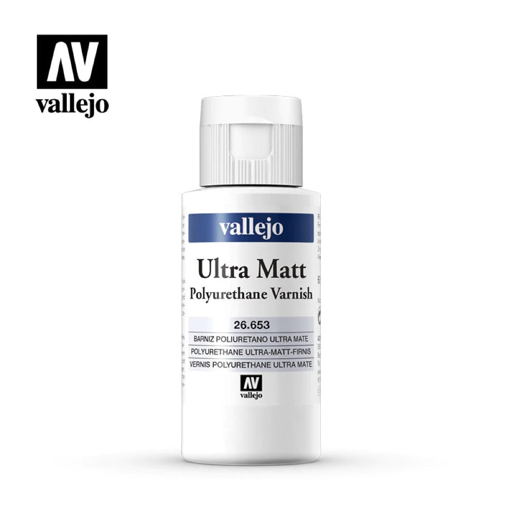 AV26653 Vallejo Ultra Matt Polyurethane Varnish 60ml [26653] [26653] Vallejo