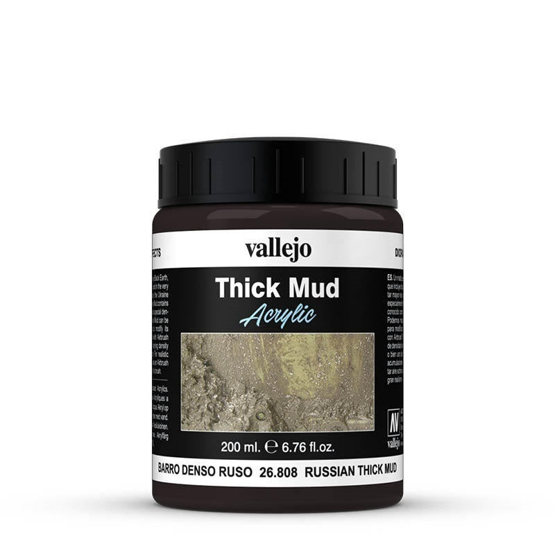 AV26808 Vallejo Diorama Effects Russian Thick Mud 200ml [26808] Vallejo