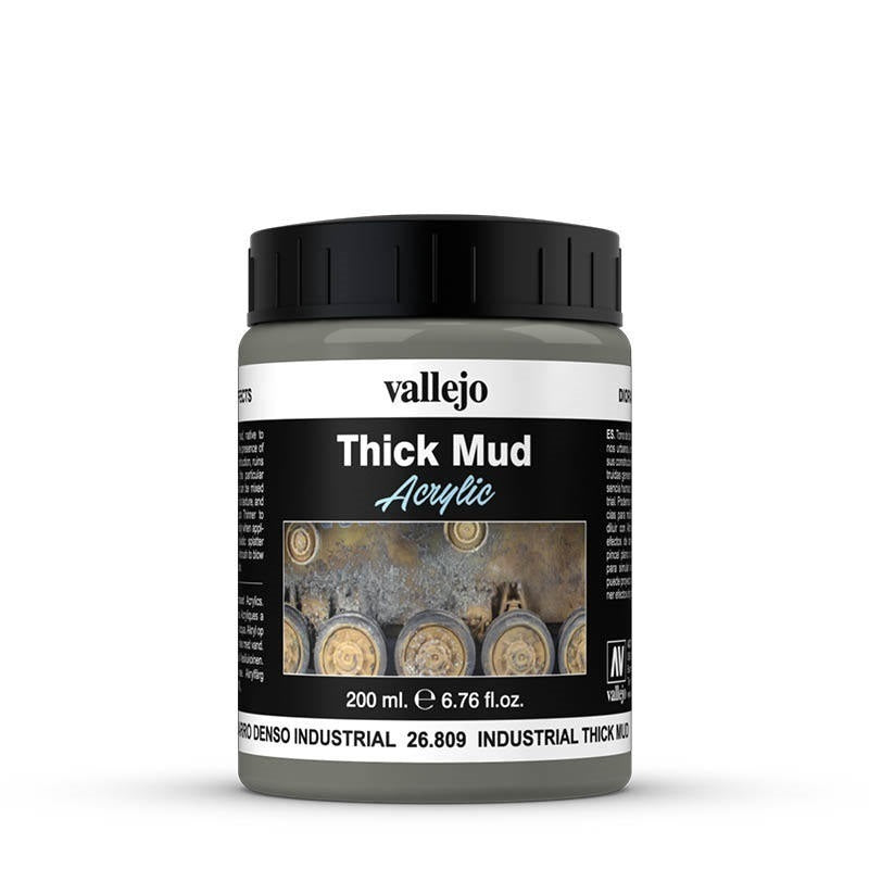 AV26809 Vallejo Diorama Effects Industrial Thick Mud 200ml [26809] Vallejo