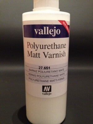 AV27651 Vallejo Polyurethane Matt Varnish 200 ml [27651] Vallejo