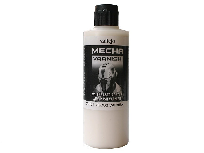 AV27701 Vallejo Mecha Colour Gloss Varnish 200ml [27701] Vallejo