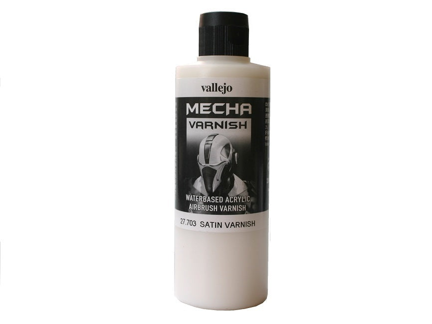 AV27703 Vallejo Mecha Colour Satin Varnish 200ml [27703] Vallejo