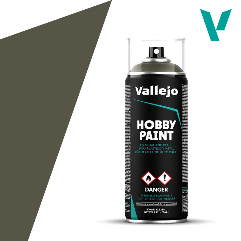 AV28003 Vallejo Aerosol Russian Green 4BO 400ml Hobby Spray Paint [28003] Vallejo