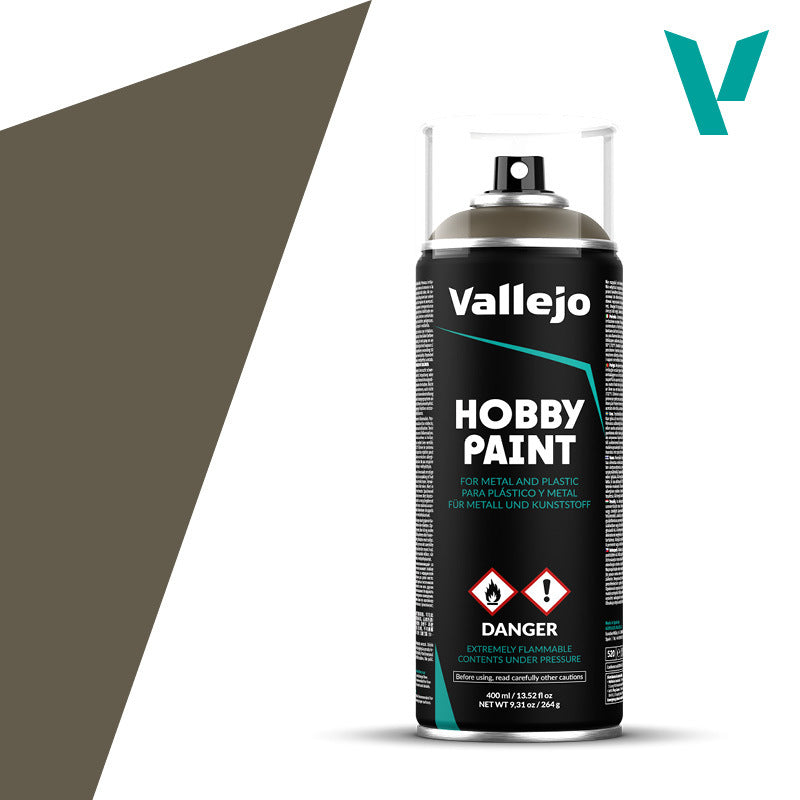 AV28005 Vallejo Aerosol US Olive Drab 400ml Hobby Spray Paint [28005] Vallejo