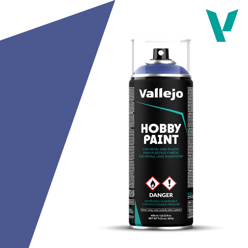 AV28017 Vallejo Aerosol Ultramarine Blue 400ml Hobby Spray Paint [28017] Vallejo