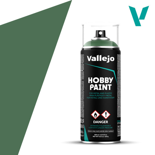 AV28028 Vallejo Aerosol Sick Green 400ml Hobby Spray Paint [28028]