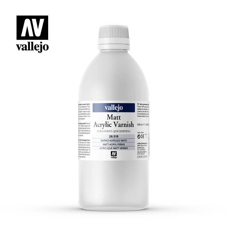 AV28518 Vallejo  Mat Varnish 500 ml. [28518] Vallejo