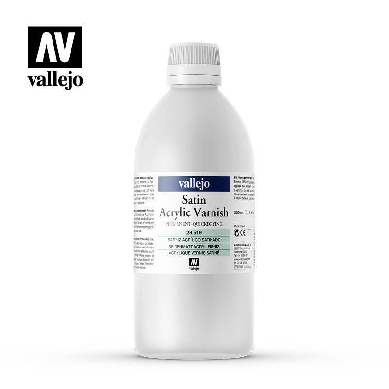 AV28519 Vallejo  Satin Varnish 500 ml. [28519] Vallejo
