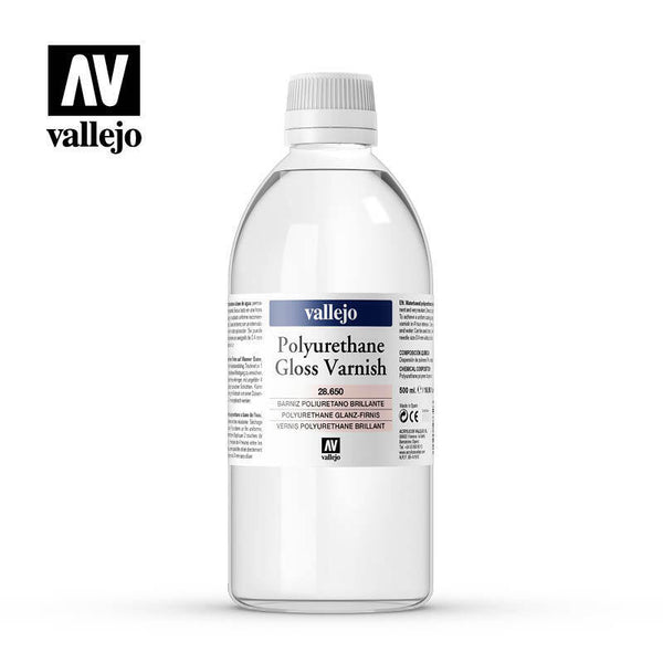 AV28650 Vallejo Gloss Polyurethane Varnish 500 ml