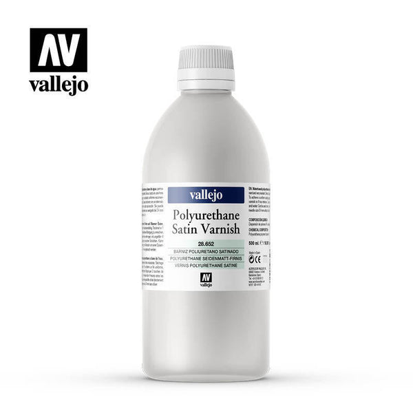 AV28652 Vallejo Satin Polyurethane Varnish 500 ml