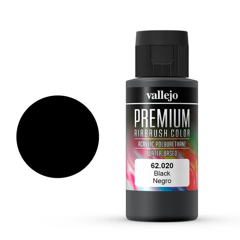 AV62020 Vallejo Premium Colour Dark 60 ml Acrylic Airbrush Paint [62020] Vallejo