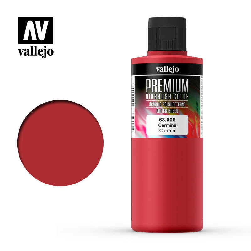 AV63006 Vallejo Premium Color Carm­ne 200 ml. [63006] Vallejo