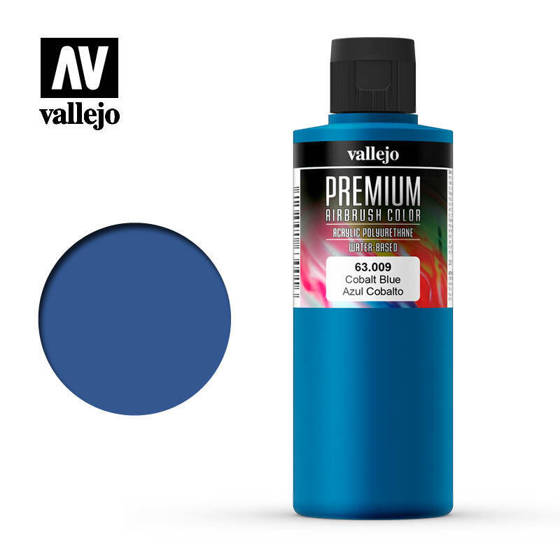 AV63009 Vallejo Premium Color Cobalt Blue 200 ml. [63009] Vallejo