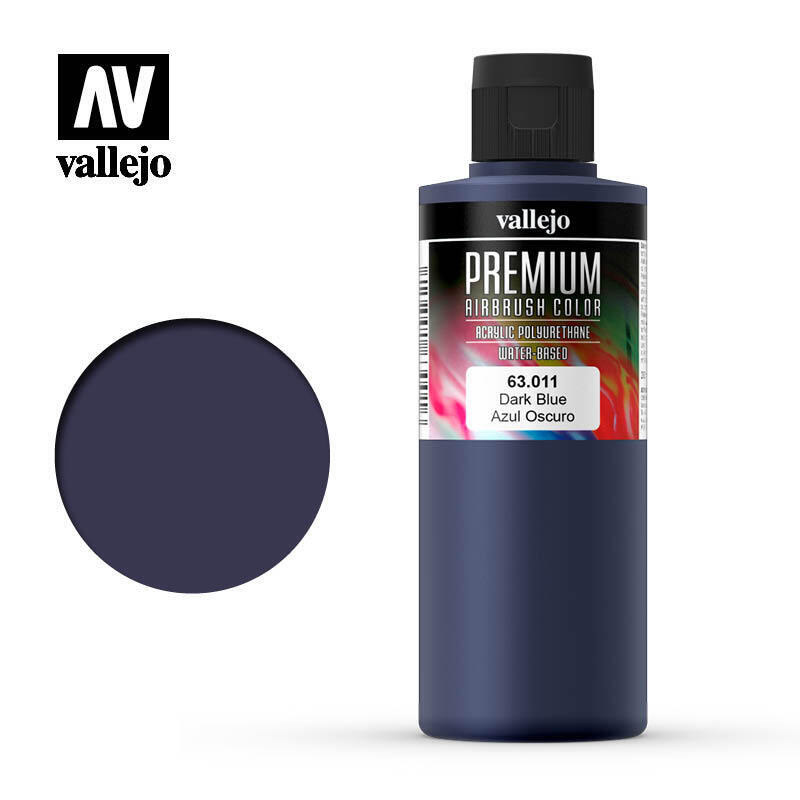 AV63011 Vallejo Premium Color Dark Blue 200 ml. [63011] Vallejo
