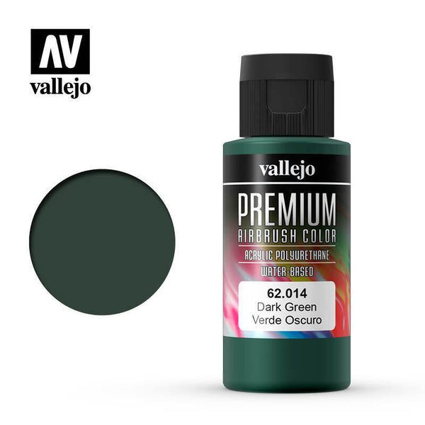 AV63014 Vallejo Premium Color Dark Green 200 ml. [63014]