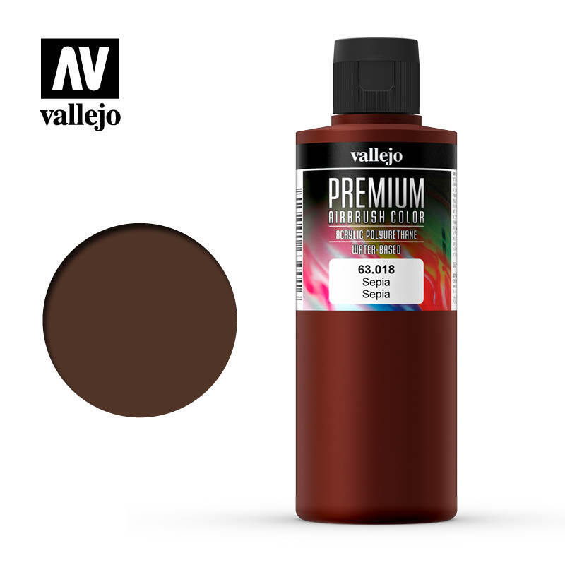 AV63018 Vallejo Premium Color Sepia 200 ml. [63018] Vallejo