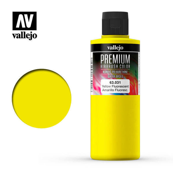 AV63031 Vallejo Premium Color Yellow Fluo 200 ml. [63031]