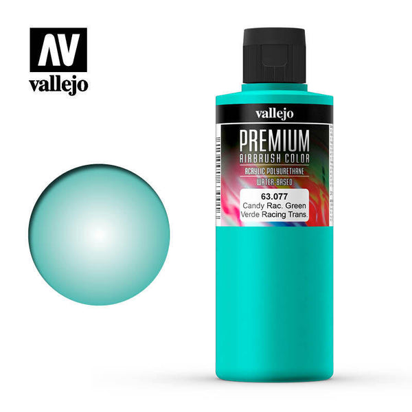 AV63077 Vallejo Premium Color Candy Racing Green 200 ml. [63077]