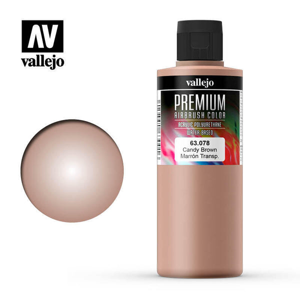 AV63078 Vallejo Premium Color Candy Brown 200 ml. [63078]