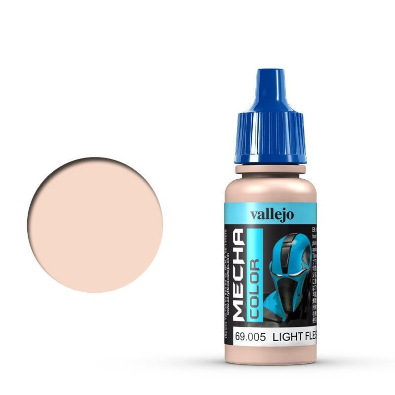 AV69005 Vallejo Mecha Colour Light Flesh 17ml Acrylic Airbrush Paint [69005] Vallejo