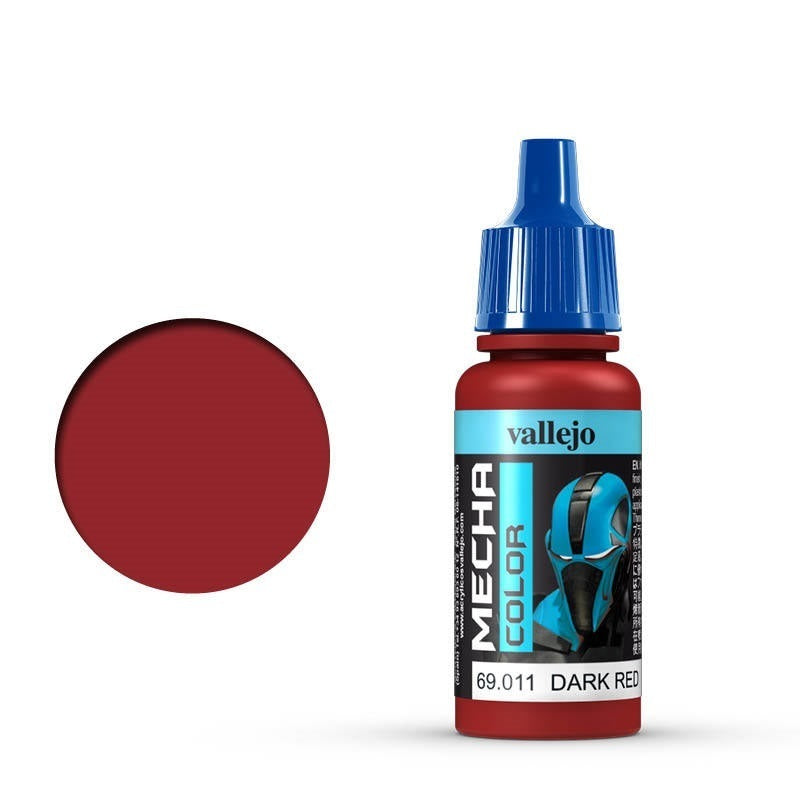 AV69011 Vallejo Mecha Colour Dark Red  17ml Acrylic Airbrush Paint [69011] Vallejo