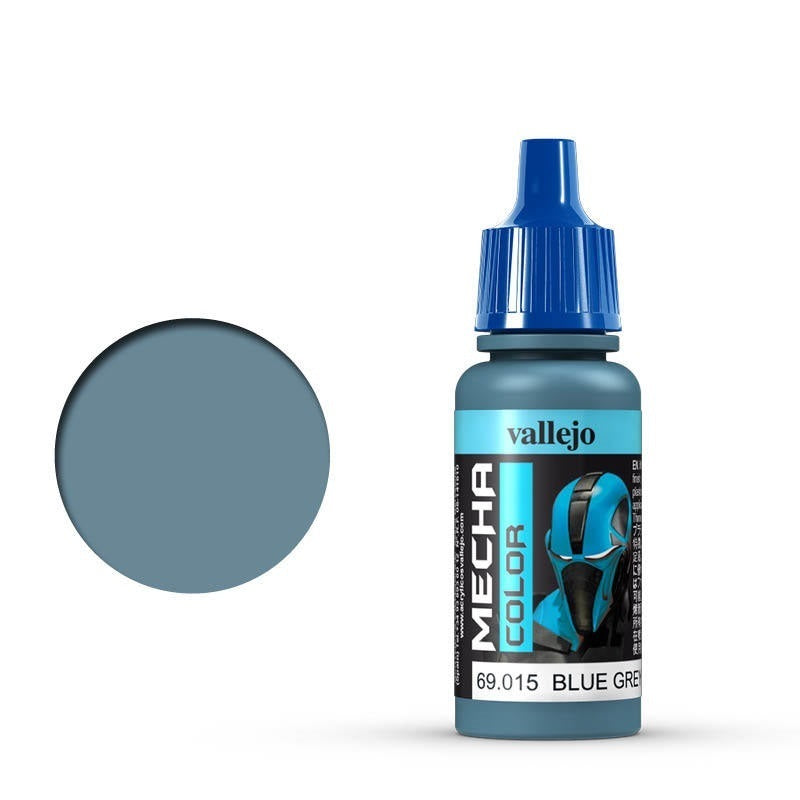 AV69015 Vallejo Mecha Colour Blue Grey 17ml Acrylic Airbrush Paint [69015] Vallejo