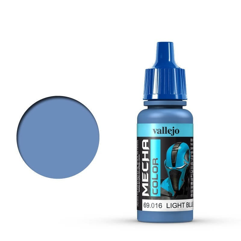 AV69016 Vallejo Mecha Colour Light Blue 17ml Acrylic Airbrush Paint [69016] Vallejo