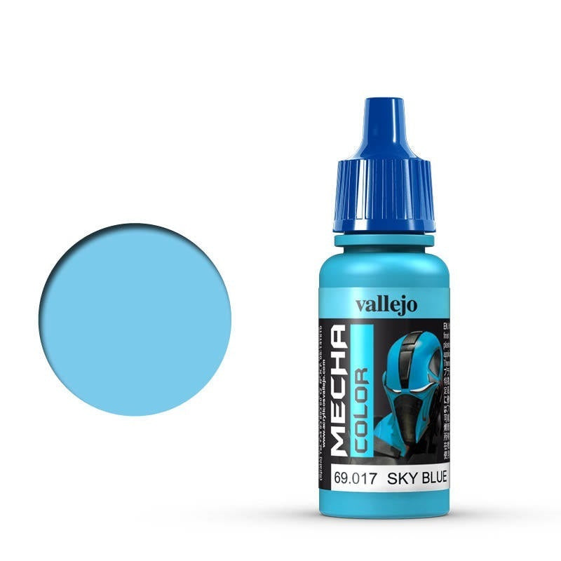 AV69017 Vallejo Mecha Colour Sky Blue 17ml Acrylic Airbrush Paint [69017] Vallejo