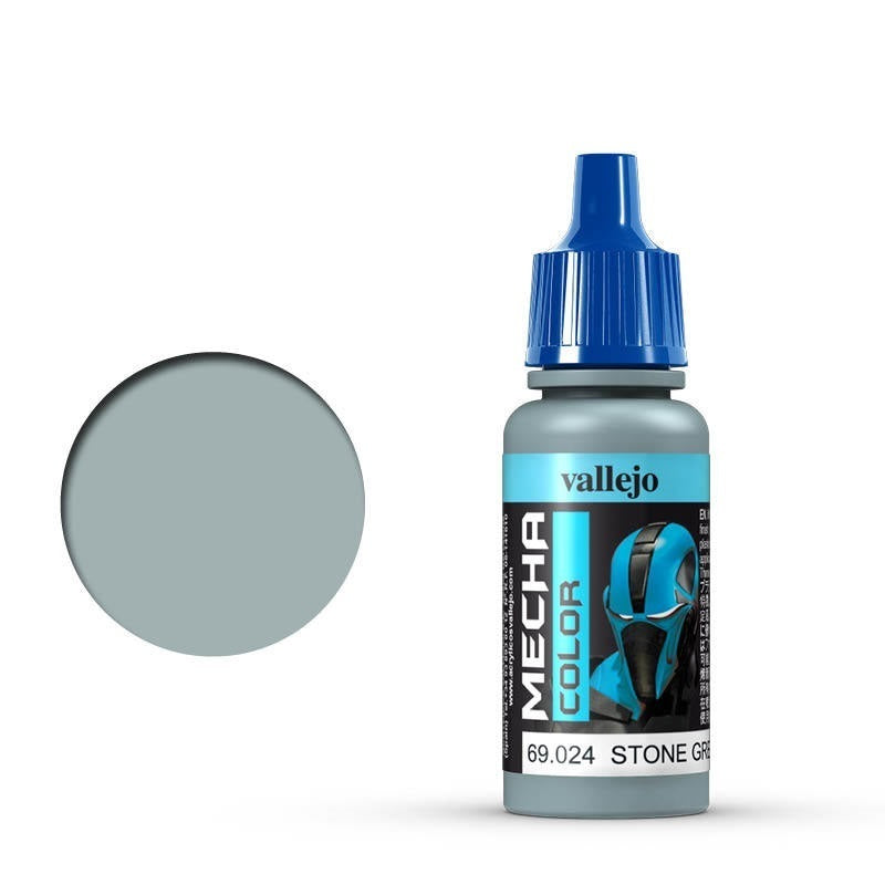 AV69024 Vallejo Mecha Colour Stone Grey 17ml Acrylic Airbrush Paint [69024] Vallejo