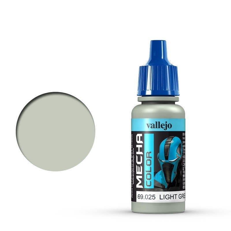 AV69025 Vallejo Mecha Colour Light Green 17ml Acrylic Airbrush Paint [69025] Vallejo