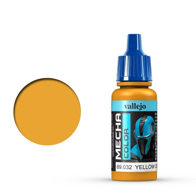 AV69032 Vallejo Mecha Colour Yellow Ochre 17ml Acrylic Airbrush Paint [69032] Vallejo