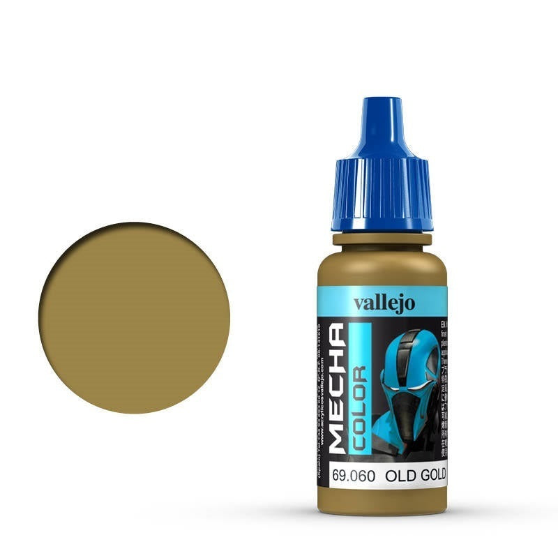 AV69060 Vallejo Mecha Colour Old Gold 17ml Acrylic Airbrush Paint [69060]