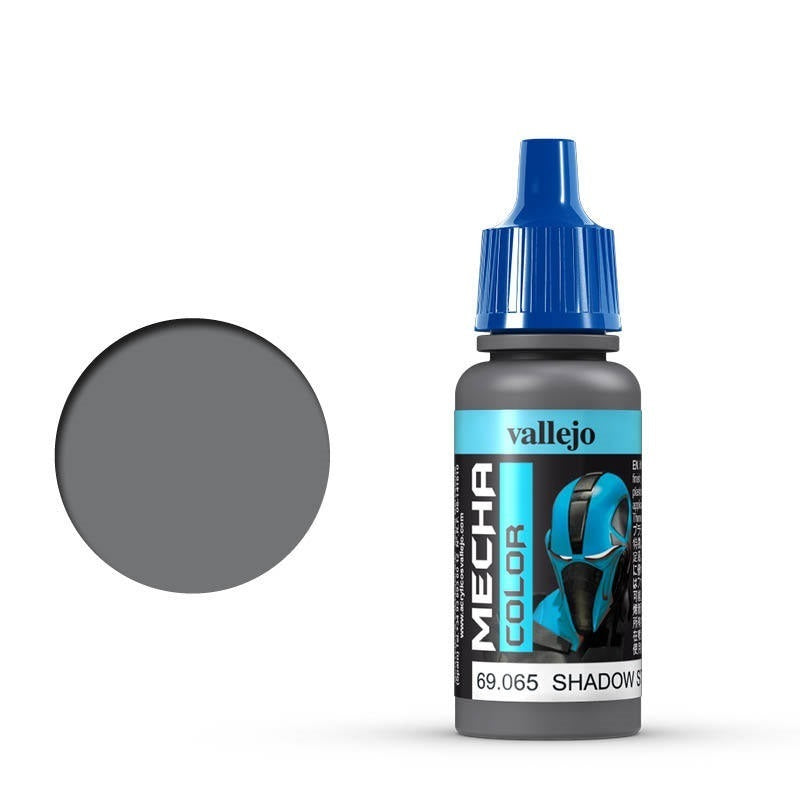 AV69065 Vallejo Mecha Colour Dark Steel 17ml Acrylic Airbrush Paint [69065] Vallejo
