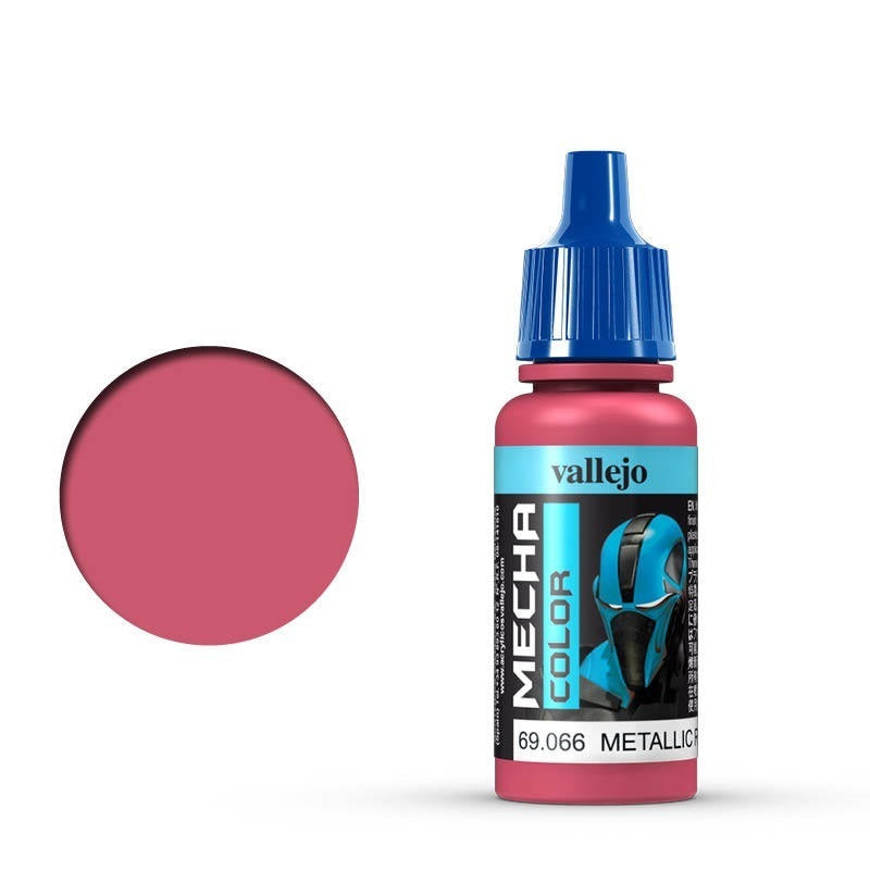 AV69066 Vallejo Mecha Colour Metallic Red 17ml Acrylic Airbrush Paint [69066] Vallejo