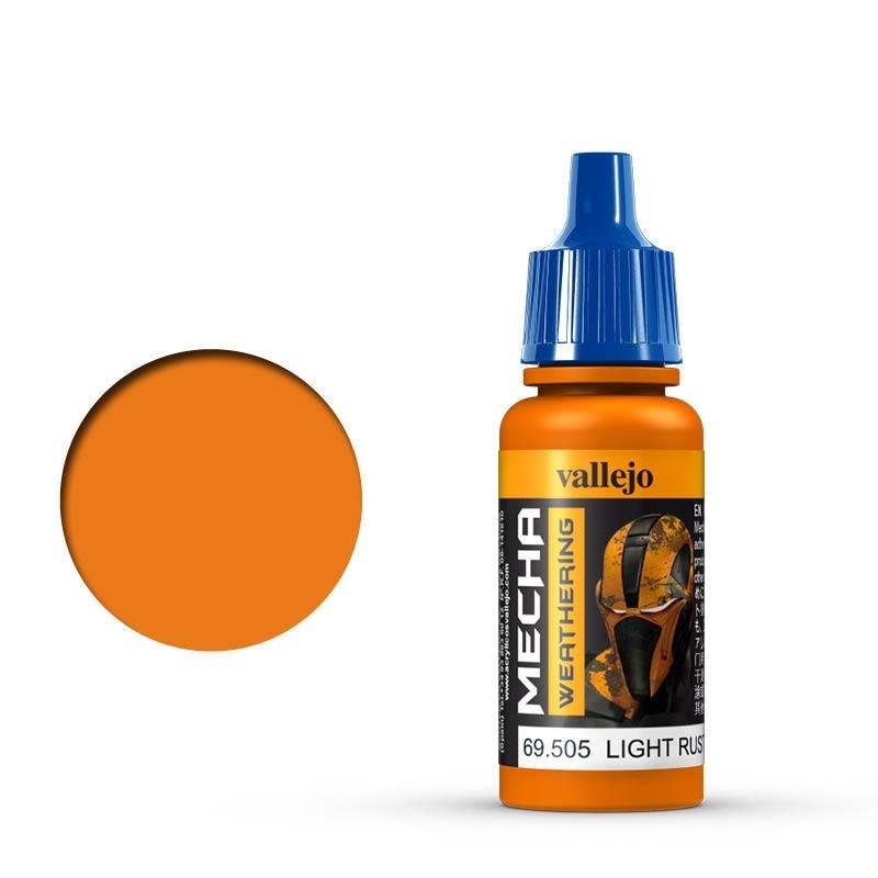 AV69505 Vallejo Mecha Colour Light Rust Wash 17ml Acrylic Paint [69505]