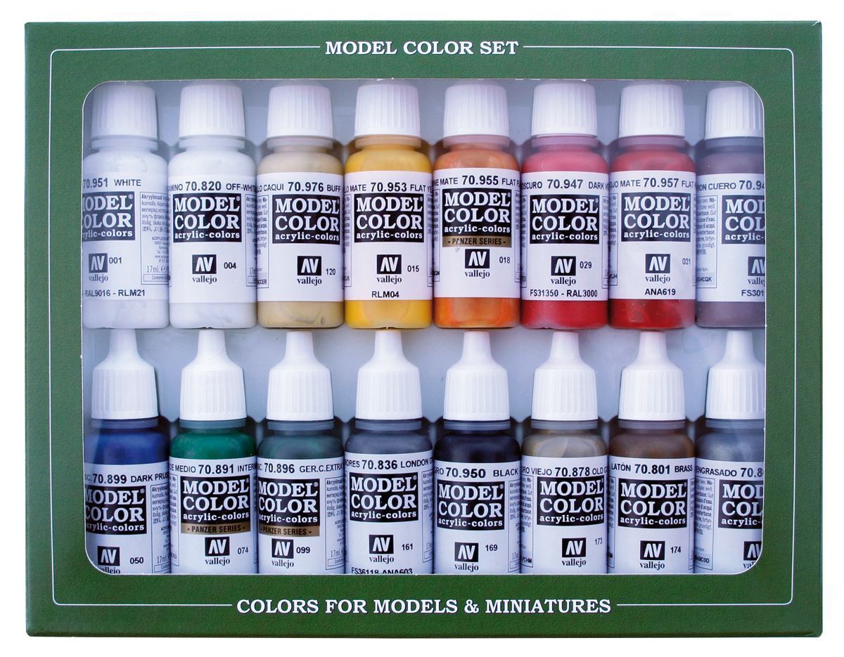AV70149 Vallejo Model Colour Napoleonic Colors French & British 1789-1815 Acrylic Paint Set [70149] Vallejo