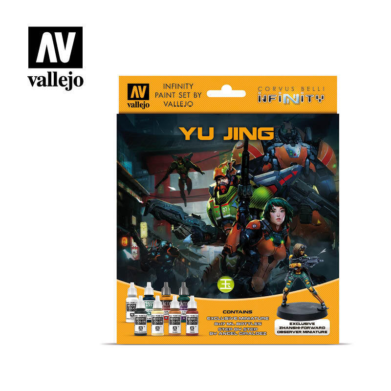 AV70235 Vallejo Model Color Infinity Yu Jing Exclusive Miniature Paint Set [70235] Vallejo