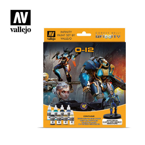 AV70239 Vallejo Infinity O-12 Exclusive Miniature 8 Colour Acrylic Paint Set [70239]