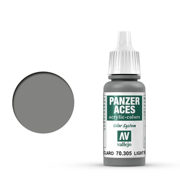 AV70305 Vallejo Panzer Aces Light Rubber 17 ml Acrylic Paint [70305]