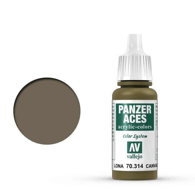 AV70314 Vallejo Panzer Aces Canvas 17 ml Acrylic Paint [70314]